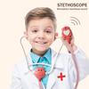 58Pcs Medical Toy Kids Doctor Pretend Play Kit, Pretend Play Set with Stethoscope for Kids Doctor Role Play Dress-Up , Birthday