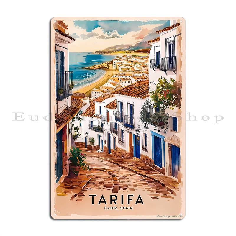 Tarifa Adventure And History At Spain S Southern Tip Metal Signs Garage Plaques Kitchen Character Wall Cave Tin Sign Poster