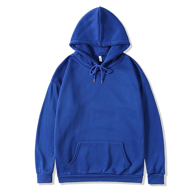European American Plus Velvet Loose Casual Hooded Sweatshirt - Women's Autumn Winter Wear