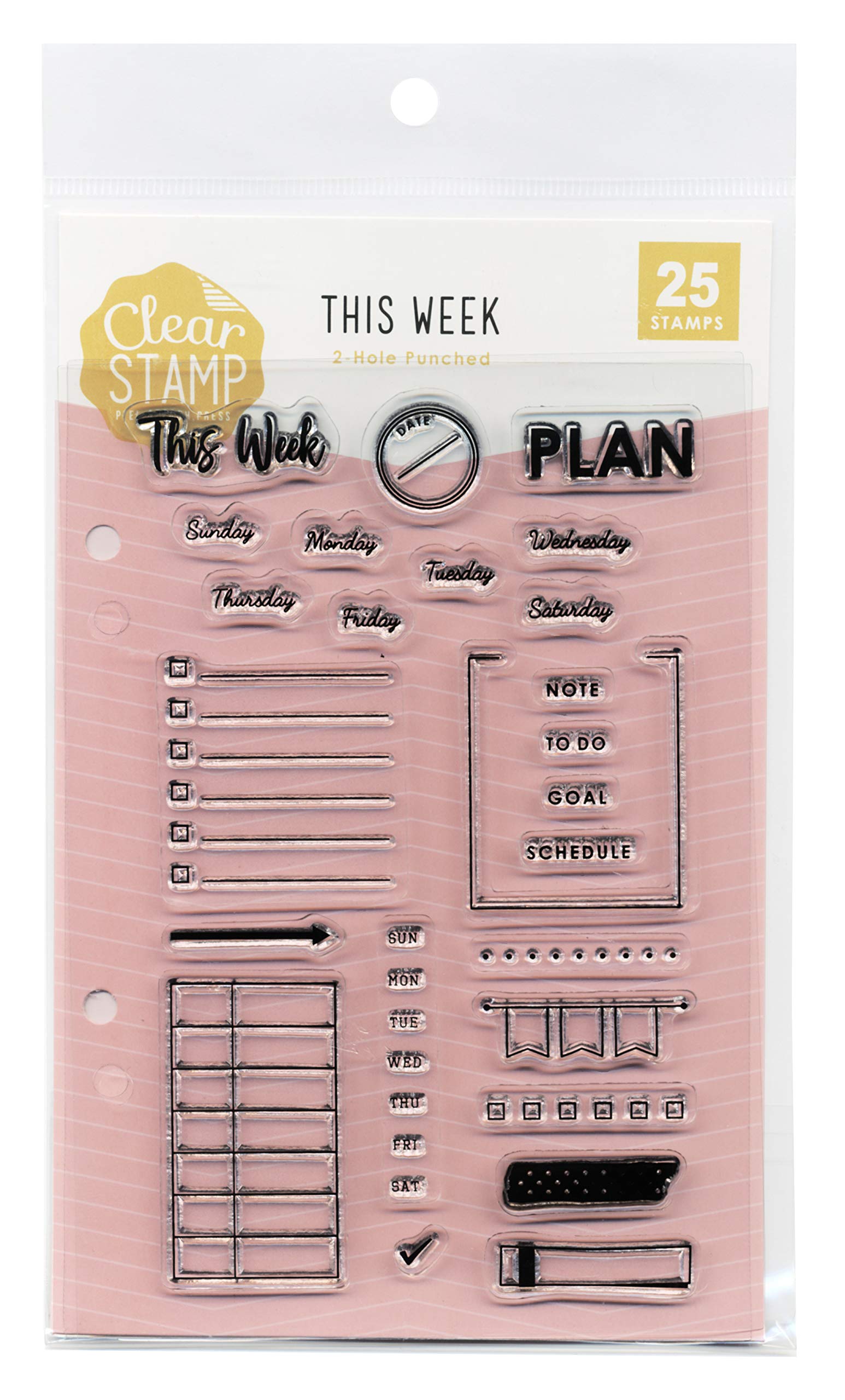 

Лист прозрачных штампов для лица Т ЭТА НЕДЕЛЯ Детский 0980-007