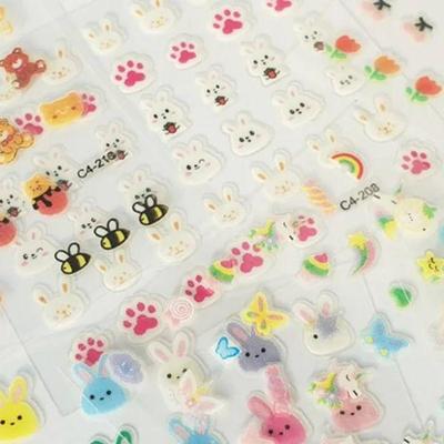 Alphabet Shop Självlysande Nagelkonstklistermärke 30-stils Set