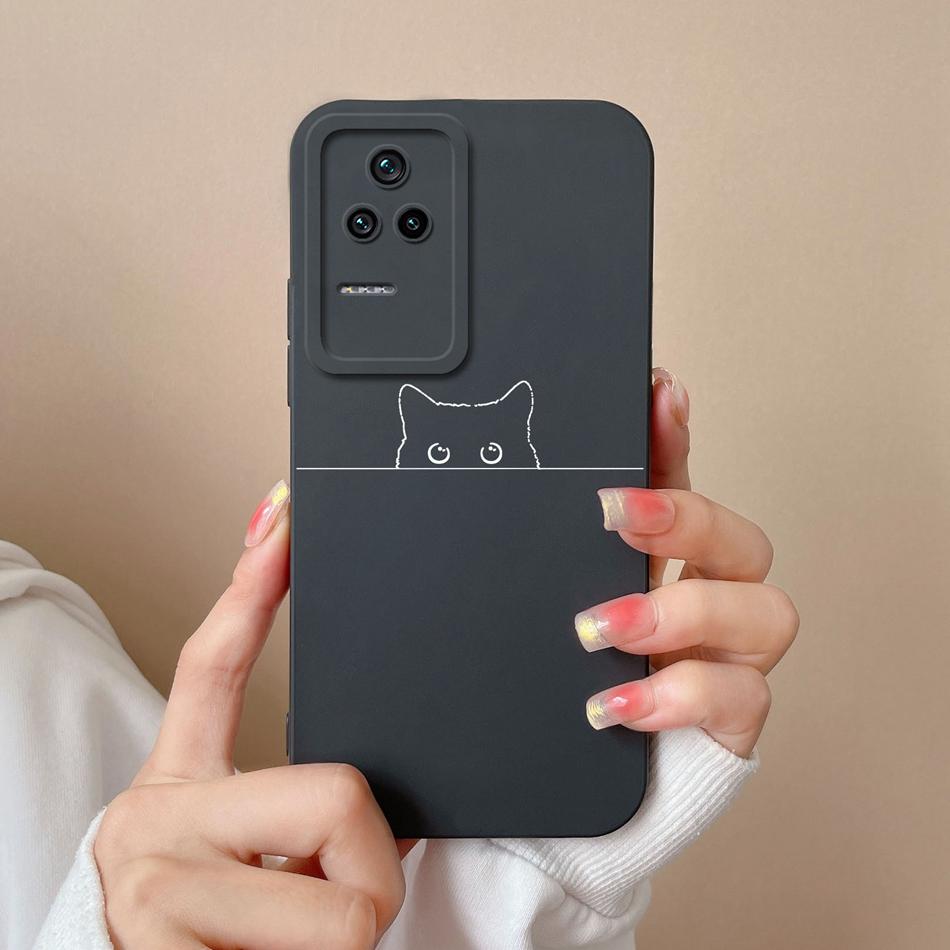 

Cute Case For Poco F4 GT Global Version Soft Smooth Liquid Silicone Full Coverage Anti Choc Phone Bumper For Xiaomi Poco F4GT Poco F4 GT