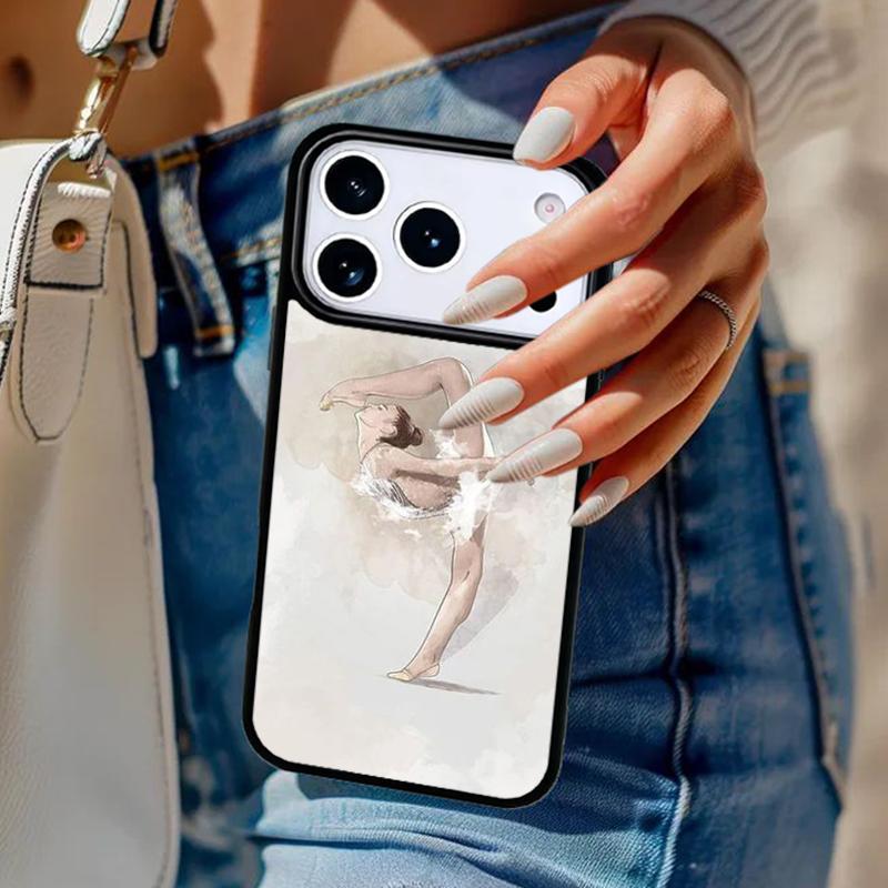 Love Gymnastics Phone Case For iPhone 17 Air 14 15 13 12 Max Cover For Apple 16e 11 Pro Max Plus Coque