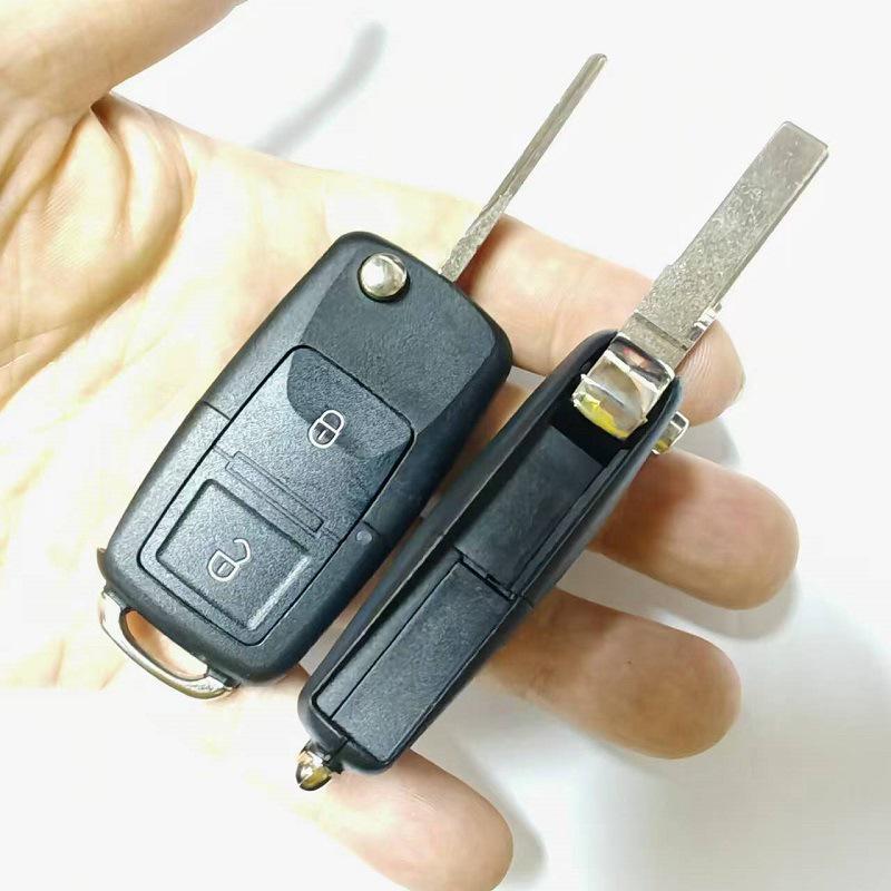 Volkswagen B5 Passat Lavida Bora Sagitar Tiguan Klappschlüssel Ersatzschale mit Basis