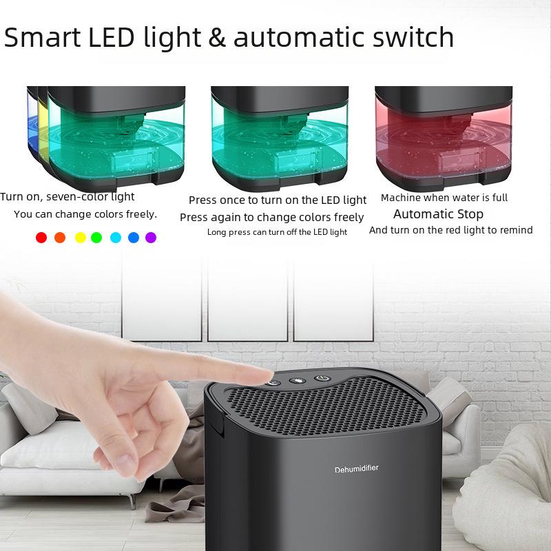 350ml/Tag Leiser Mini-Luftentfeuchter für Zuhause & Schlafzimmer