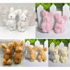 5Pcs Mini Soft Plush Bunny Joint Rabbit Doll Decoration for House Plush Mini Toy Stuffed Bunny Doll Bunny Figure Toy