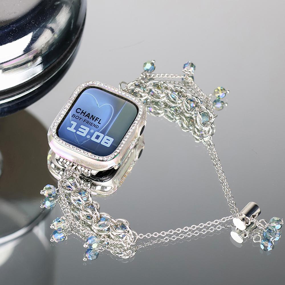 18mm 20mm 22mm Damenarmband für Samsung Galaxy 6 5 4 40mm 44mm 6/4 Classic Active 2 Schmuckband für Huawei GT4 41mm Amazfit GTS4