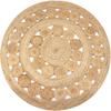 Jute Rug Braided Design 150 Cm Round