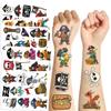New Cartoon Pirate Series Tattoo Stickers Waterproof Party Gift Fun Face Hand Stickers