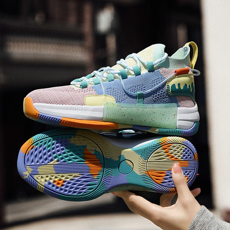 Fashion Thick Platform Running Sports Shoes for Men Miked Colour Comfortable Jogging Breathable Original Deals Size 9 Man Casual Sneaker