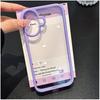 Clear Candy Color Bumper Case For iPhone 16 15 14 13 Mini 12 11 Pro Max XR XS X Plus Soft Bumper Shockproof Hard Back Cover