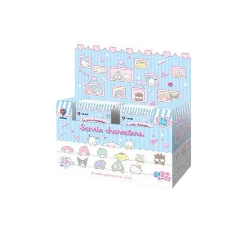 KB Official New Sanrio Family Time Capsule Gift Pack Collectible Cards My Melody Kuromi Cards Anime Merchandise Holiday Gifts