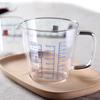 Glass Measuring Cup for Egg Beating Glass Cup Household High Temperature Resistant Thickened Baking Mixing Measuring Cup Measuring Cup