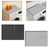 Washing Machine Cover, Protector Washing Machine Cover Pad, Leakproof Reusable Silicone Washer and Dryer for Home Kitchen,