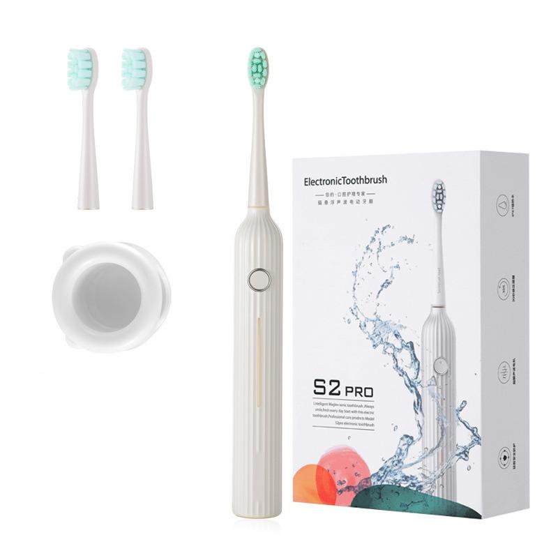 Electric Toothbrush Adult Smart Charging Couple Soft Hair Waterproof Sonic Wave, Electric Toothbrush