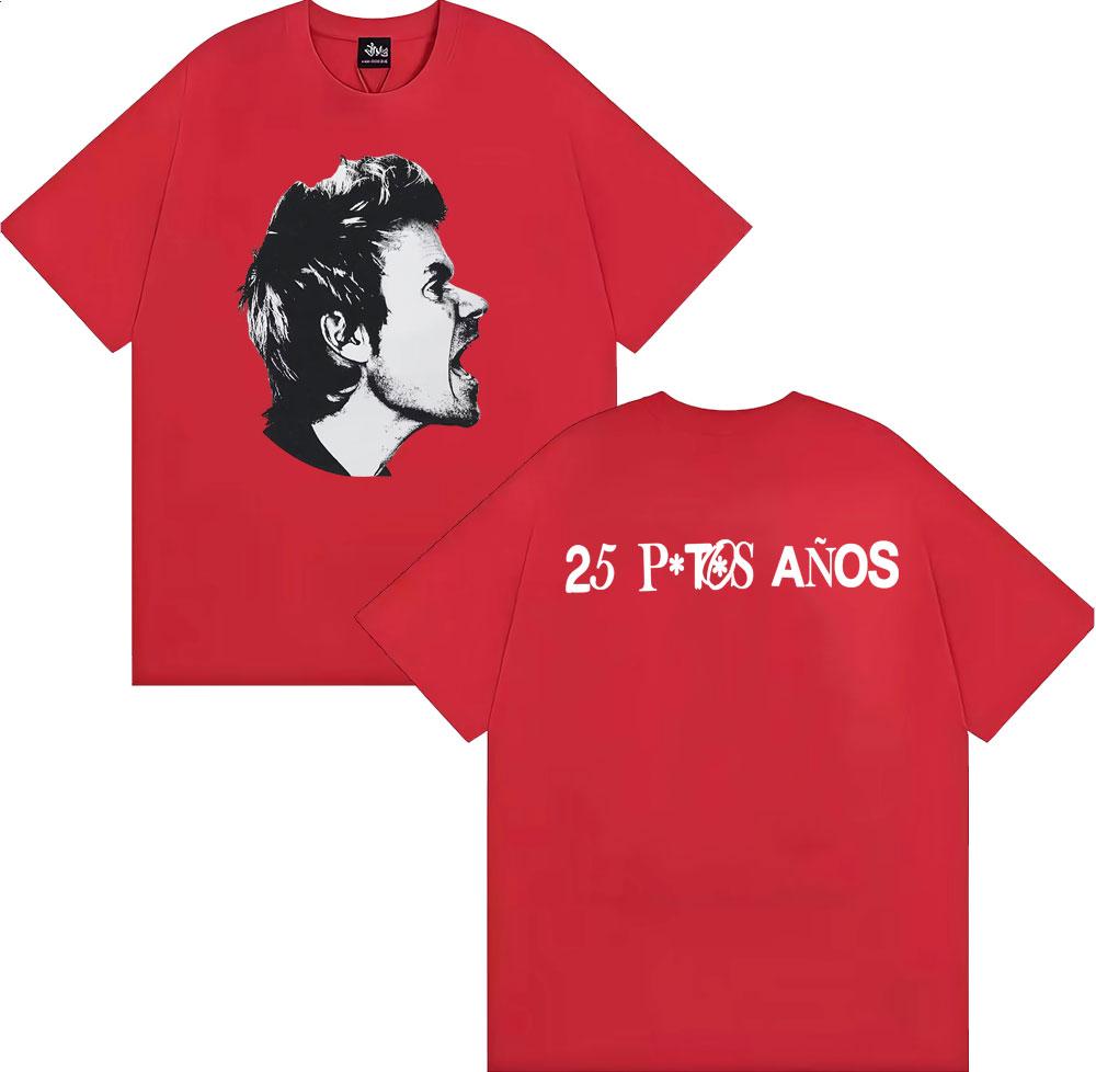 

Dani Martín Concierto 25 Años Album Merch Tshirt Unisex Women Fashion Hip Hop Streetwear T Shirts Cotton Comfort Oversized T Shirt 2XL