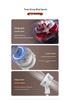 2026 USB Rechargeable Oscillating Floor Fan with LED for Indoor/Outdoor Use