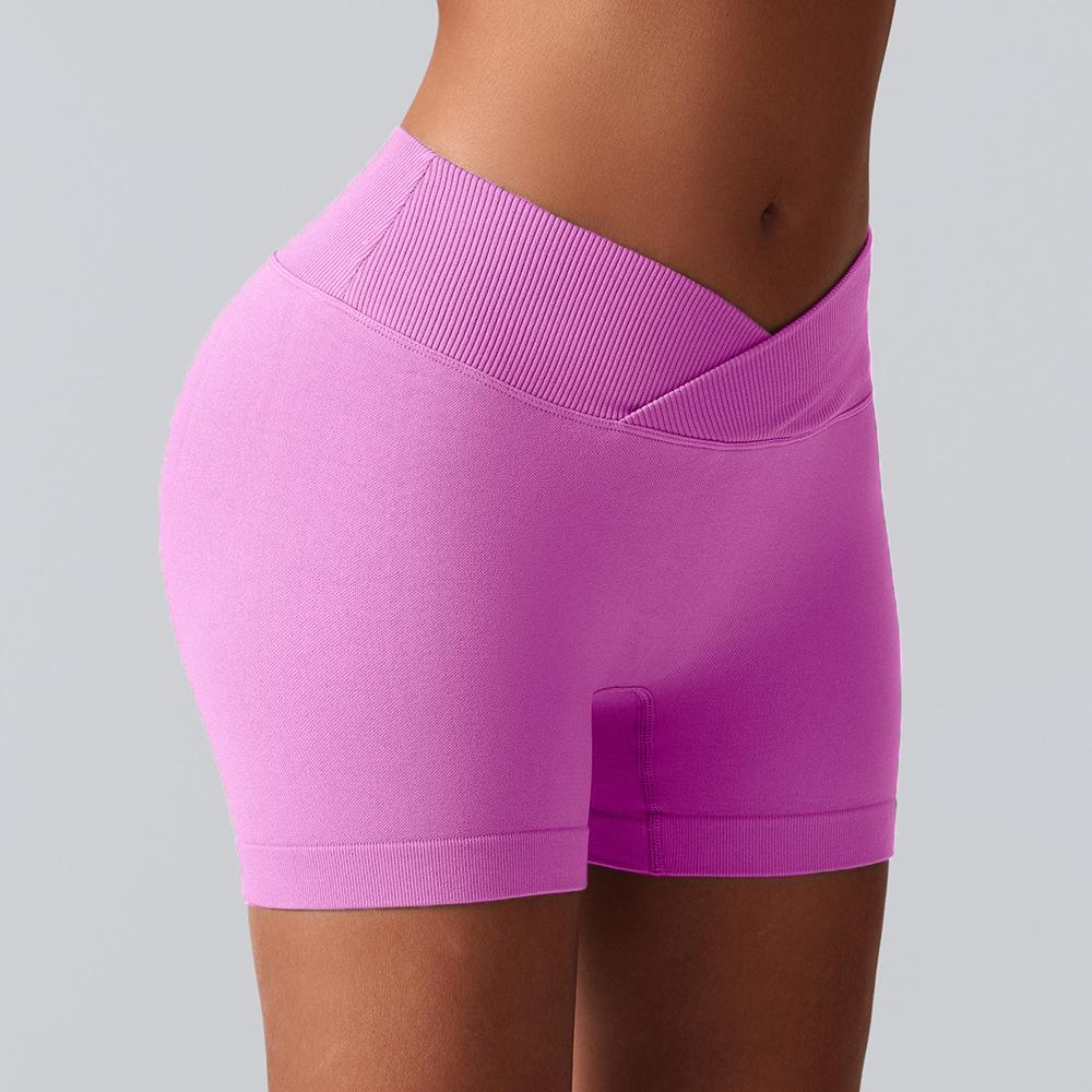 Outdoor Hip Lifting Dreiteilige Yoga-Shorts Hohe Taille Fitnesshosen Sport-Laufshorts Damen Yoga-Kleidung Schnelltrocknende Shorts Damen