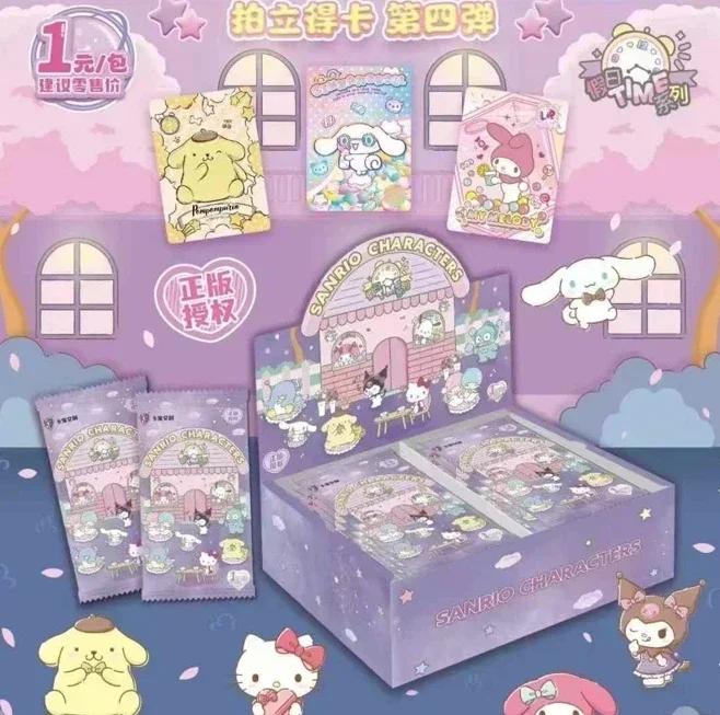 Sanrio Characters Collectible Cards 8th Edition Miracle Dream Painting Kuromi Anime Trading Cards Collection Set