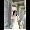 Unique, beautiful and good-looking one-word shoulder dress suit, women's summer new style, popular dress today
