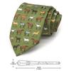 Men's Classic 8cm Animal Horse Graffiti Printed Tie Wedding Business Necktie Accessory Gift