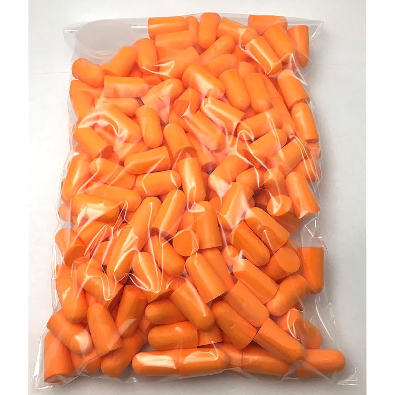 Ohrstöpsel, antibakteriell, weich, mit Tragetasche, 100 Paar (200 Stück) große Kapazität zum Schlafen Lärmschutzmaßnahmen