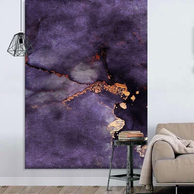 Premium Purple Minimalist Design Large Carpet Rug for Home Living Room Bedroom Doormat Decor Area Rug Carpet Non-slip Floor Mat