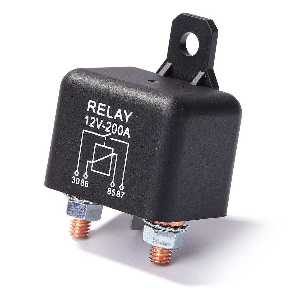 

DC 12V 200A Starting Relay 2.4W Heavy Current Start Relay Continuous Type Automotive Modular Relay Car Truck Motor Relay