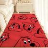 Clifford t-the B-Big R-Red D-Dog Floor Mat Soft Cartoon Flannel Non-Slip Kids Play Mat & Entrance Door Mat for Bathroom Bedroom