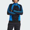 Adidas Originals Colorblock Logo Patchwork Half-Zip Pullover Herren Tops Blau IR7127