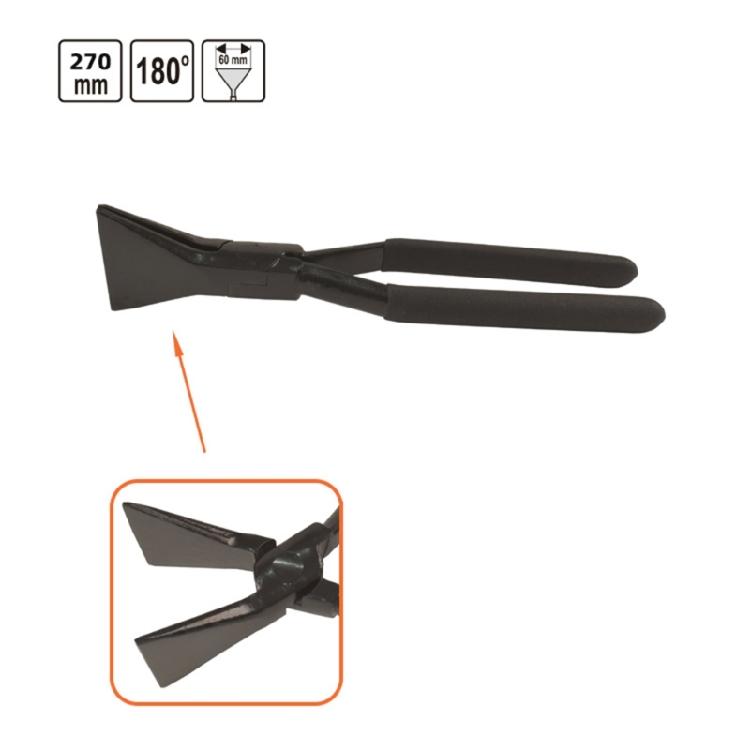 Multifunctional Elbow Straight Handle Hand Seamer Crimping Folding Tool
