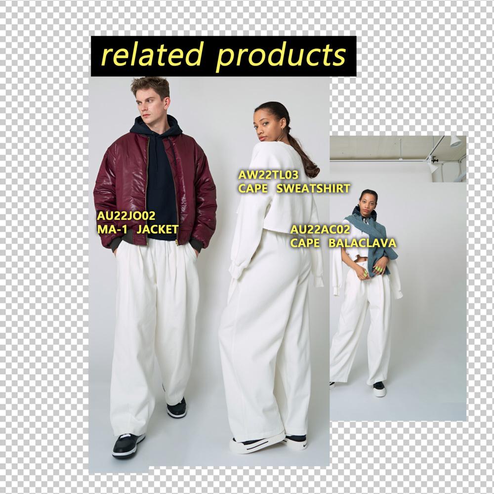 ATHPLATFORM Au22Pt08 Slung Pants_Ivory