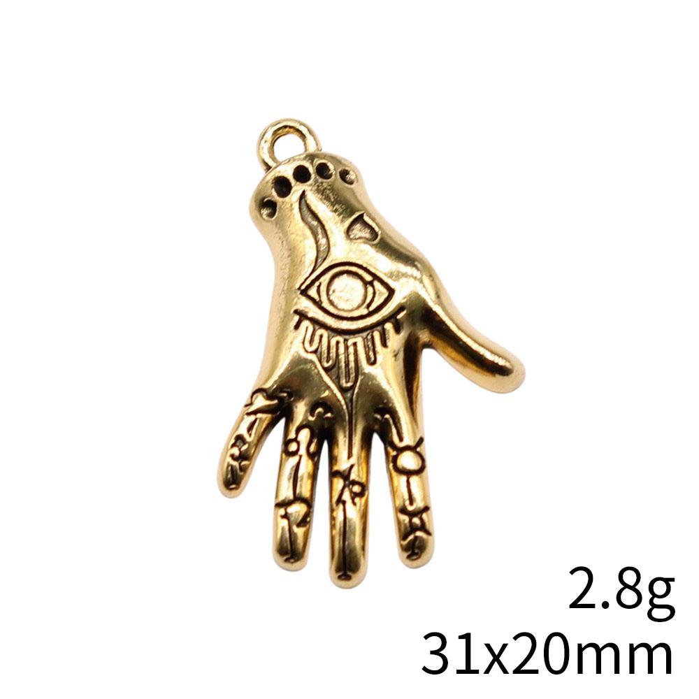 NewArrivals Charms For Necklace Hamsa Hand Talisman Amulet Charms Pendant Biz Phone Pendant