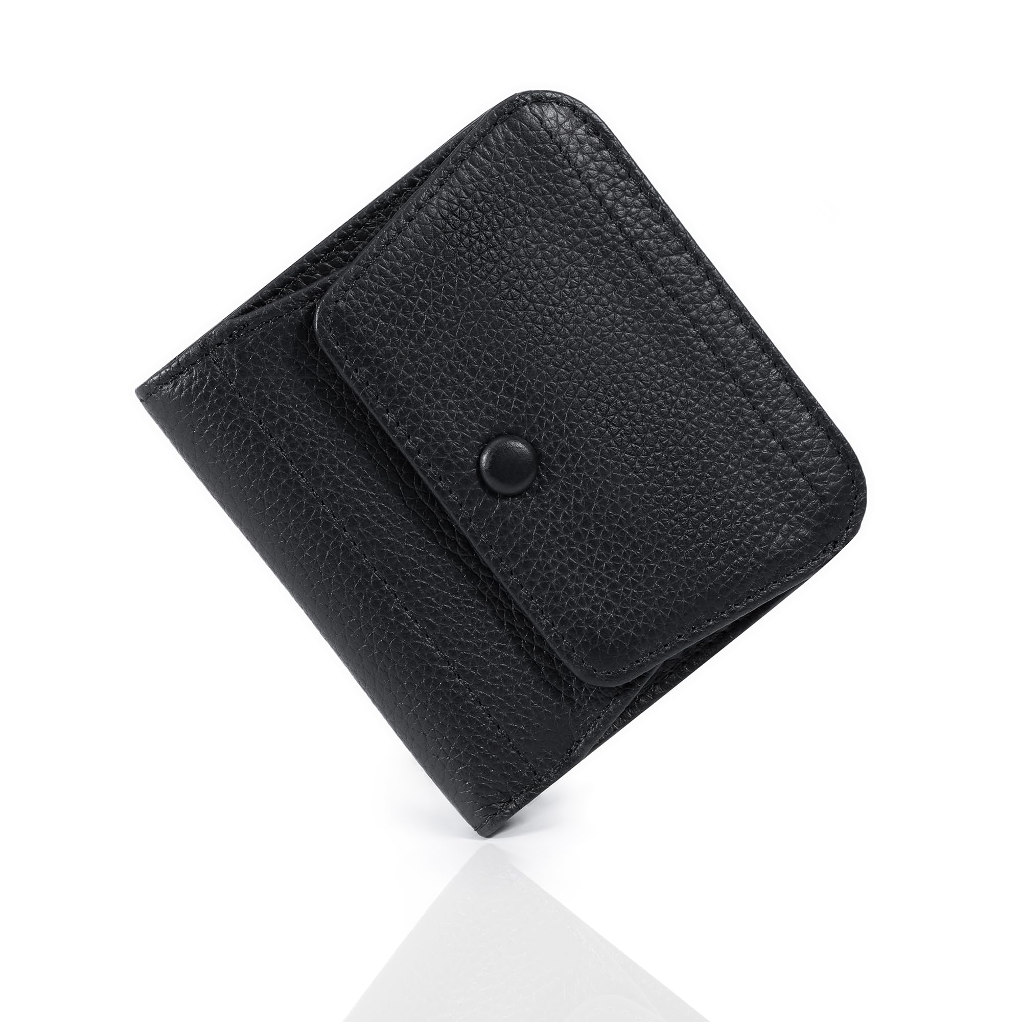 Pomelo Best Мини Подлинный Кошелек со Складным Отделением для Купюр Монет Легко Подарить Подарочная Коробка в Комплекте Кошелек Кожа Женский Двухслойный Держатель Коробчатой Формы Кошелек Маленький 3684₽