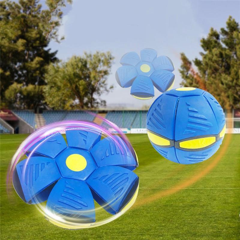 Children's Outdoor Sports Toys Magic UFO Ball Beach Garden Throwing Disc Ball Novelty Deformation Toys Parent-child Party Game