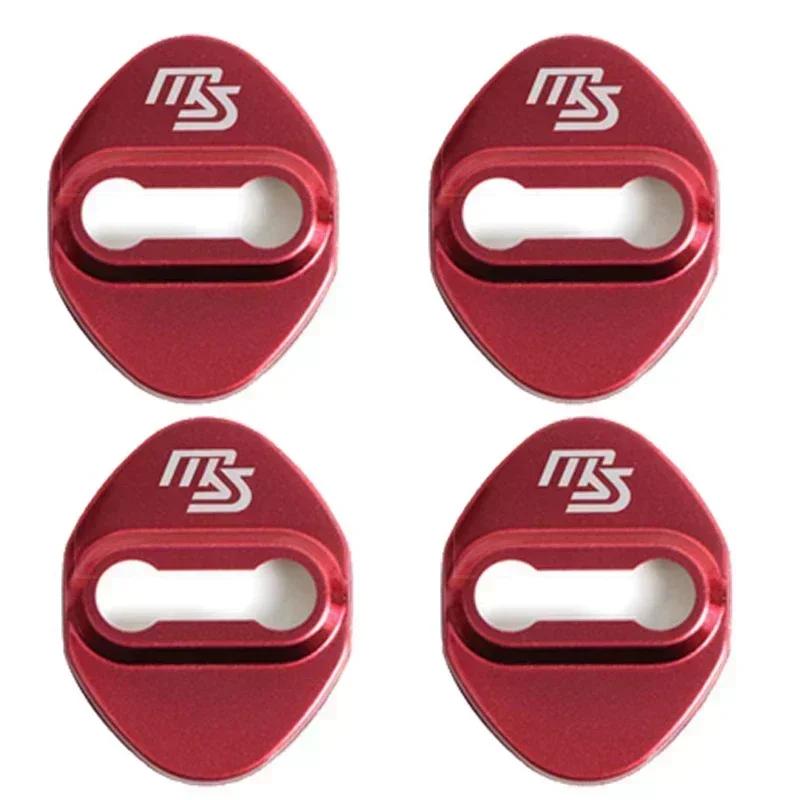 2025 Heiß 4 Stück Auto Türschlossabdeckungen Rostschutz Schnallenaufkleber für Mazda CX-4 CX-5 CX-3 Atenza Axela 3 6 Grand Tourer Styling Acce