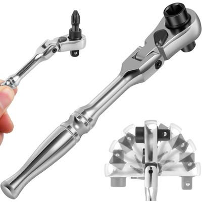 Ratchet Wrench Drive Ratchet Socket Flex Head Wrench Tool Multi-funtion DIY Hand Tool Ratchet Handle Wrench Bit Driver Tool