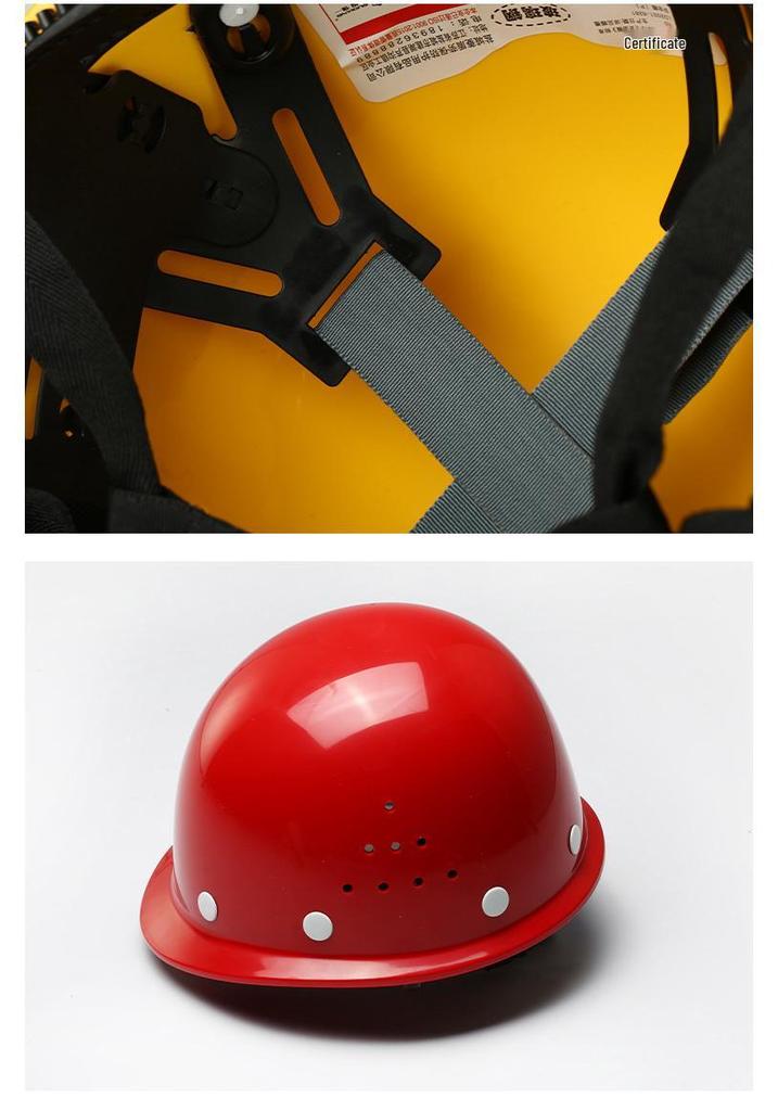 National Standard Breathable ABS Fiberglass Helmet with Logo Printing