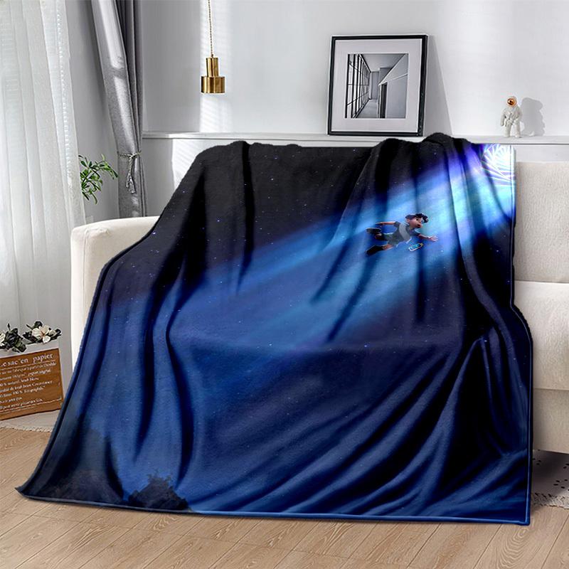 1pc, "Starry Night Adventure: Magical Home Decor Blanket Perfect for Couches, Beds, and More!"C127