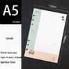 A6 Loose-Leaf Binder Refill: 6-Hole Planner & Budget Notebook Sheets