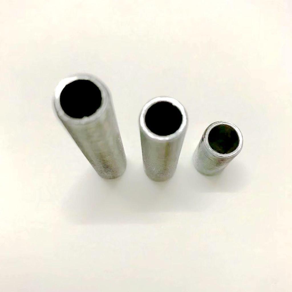 M10 Feingewinde Rohrverbinder, 8 mm Innen, Vollgewindestange, Leuchtenzubehör.