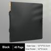 MoeTron Square Folder 50*50cm Drawing Portfolio Booklet Diamond Painting 40*40 Square Portafolio With Plastic Sleeves