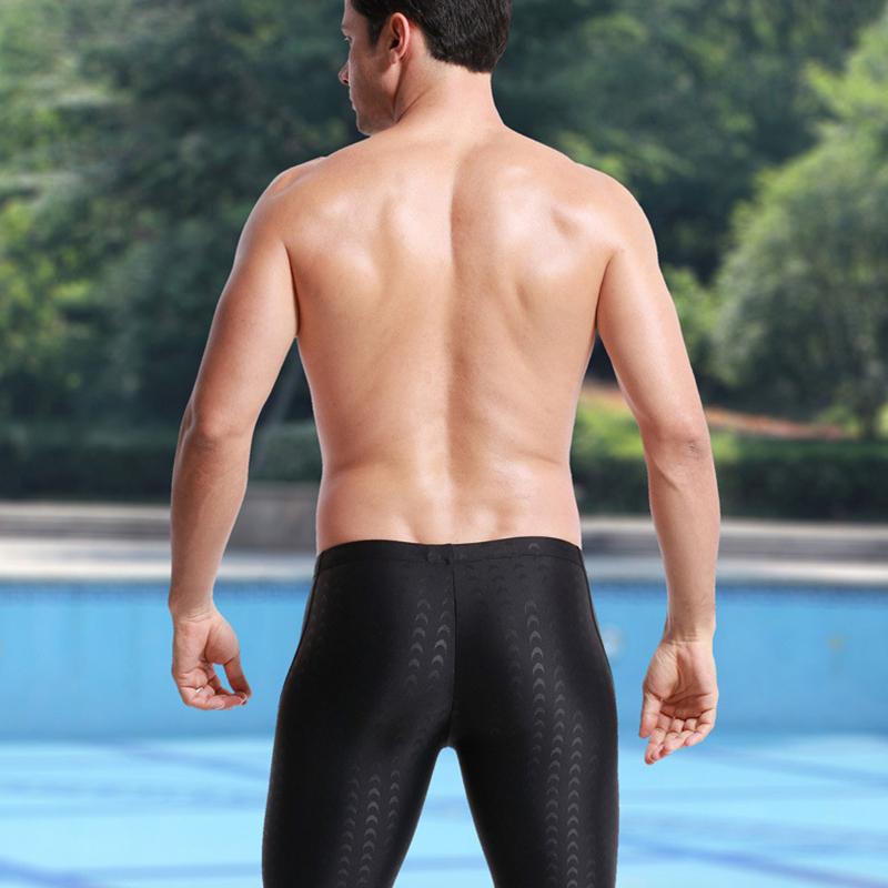 Erkek Mayo Hızlı Kuruyan Cilt Dostu İnce Nefes Alabilir Erkek Yüzme Şortu Yüzme Dalış Binicilik İçin Siyah Uzunluk 47cm