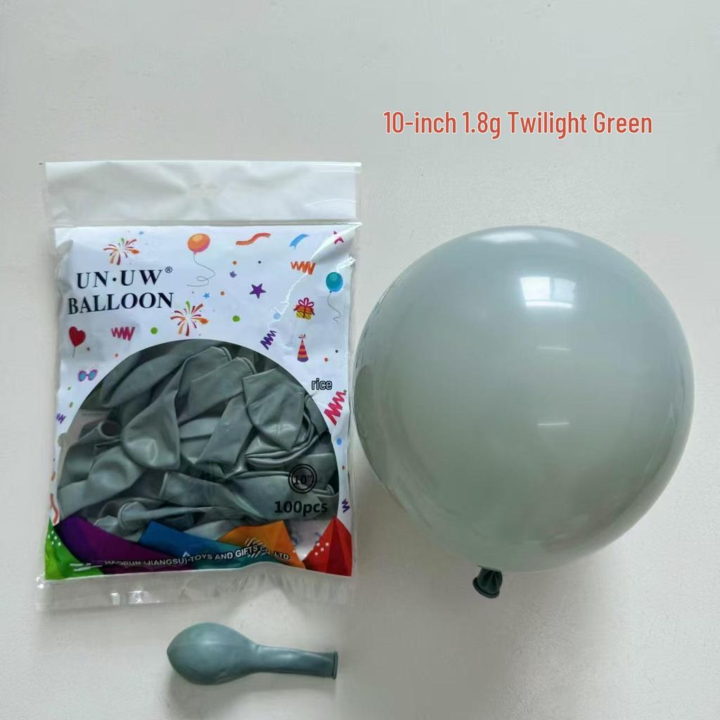 Retro Twilight 10-Inch Morandi Latex Balloons (180g) for Photography & Festival Decoration