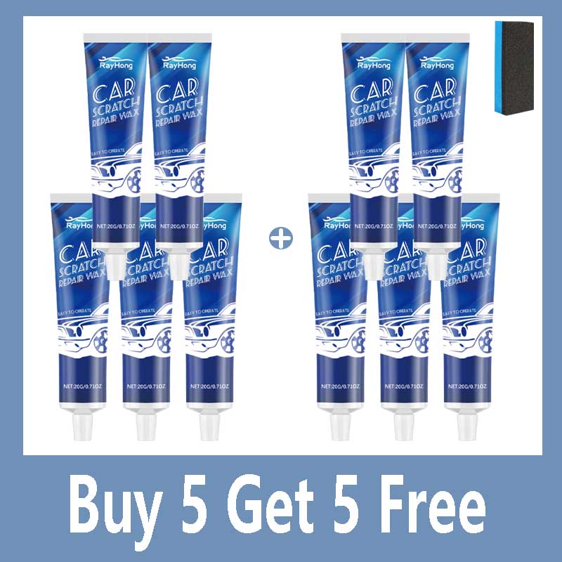 Car Scratch Remover Wax Scratch Car Polish Repair Car Wax Multi-Purpose Paint Scratch Remover Cleaning With Sponge