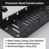 No Drilling Under Desk Rack Wire Management Tray Retractable Cable Organizers Home Office PC Router Data Wire Metal Storage Rack