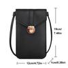 Strap Mobile Phone Bag PU Leather Mobile Wallet Fashion Shoulder Bag  Smartphone