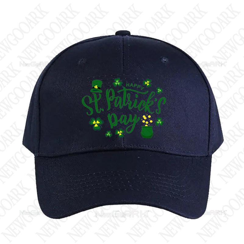 Happy St. Patricks Day Ireland Cap Summer Women Unisex Peaked Hat Fashion Casual Adjustable Printed Baseball Caps Trucker Cap