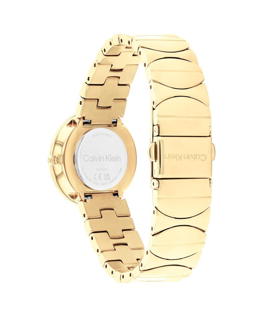 Watch ENCHANT Gold Dial Stainless Steel Bracelet 25100043 [Calvin Klein] Women's [Authorized Import]