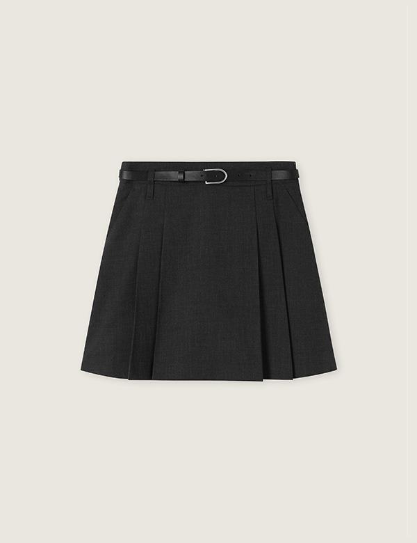 Roem Pleated Mini Skirt Set_Rmwhg23R11